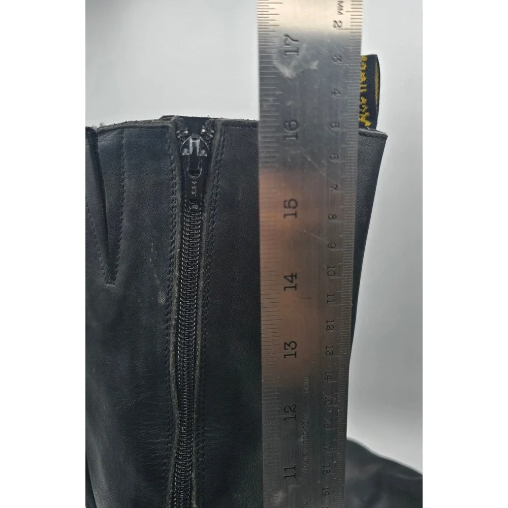 Dr. Martens 9491 Vintage Rare Black Leather Tall Boots Made in England UK 7 US 9